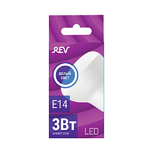 Светодиодная лампа REV E14 Рефлектор 3Вт 32362 4
